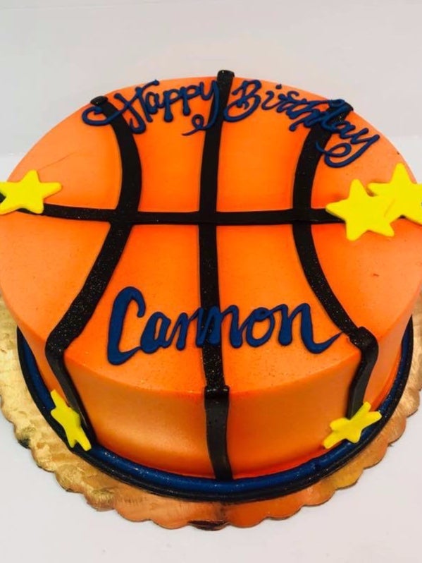 1st Birthday Basketball Cake | Basketball birthday cake, Smash cake first  birthday, Graduation party cake