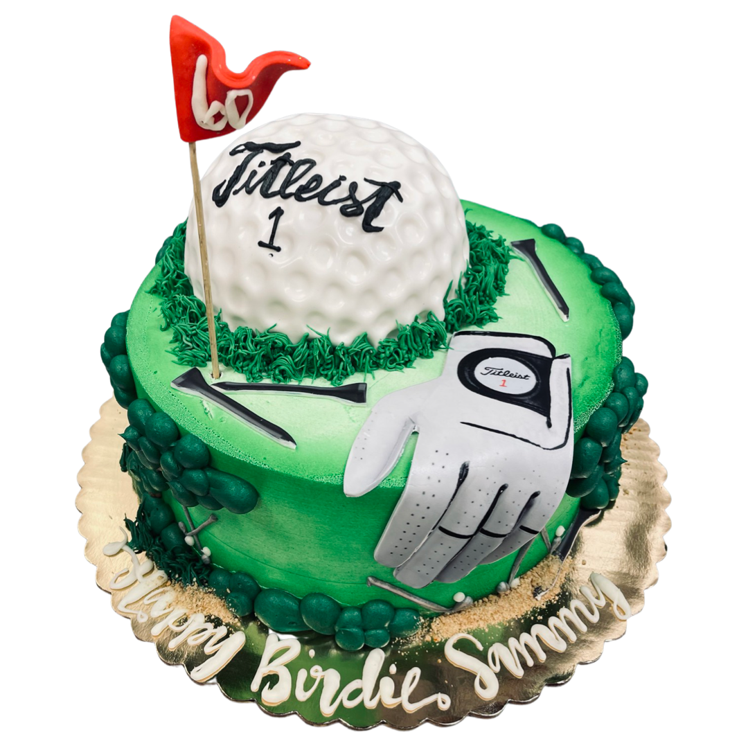 1pc Large Cake Decoration Supplies Golf Ball Happy Birthday Cake Topper for  Man Golf Themed Birthday Party Decorations - AliExpress
