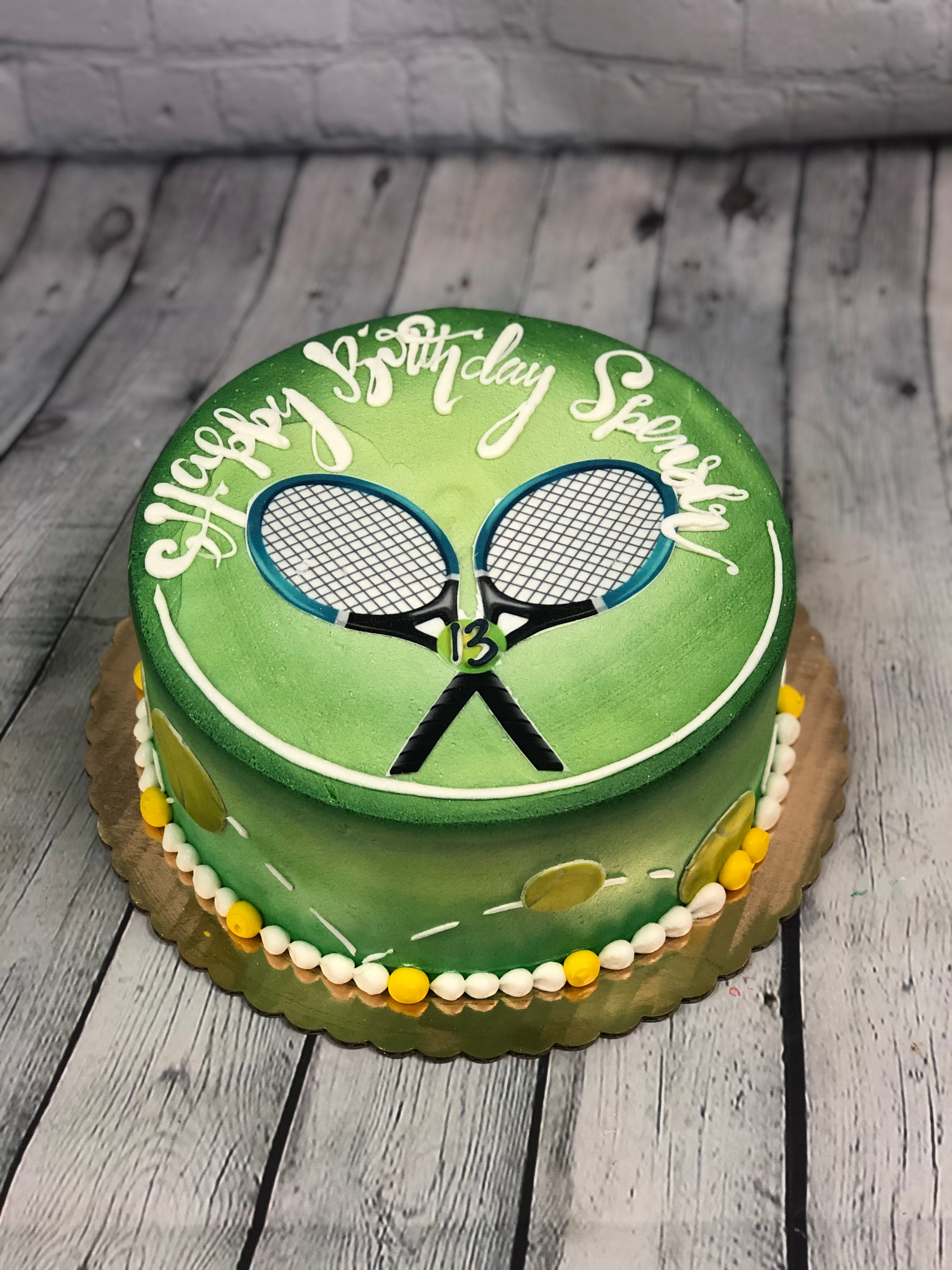 Order Tennis Court Cake Online in Noida, Delhi NCR | Kingdom of Cakes