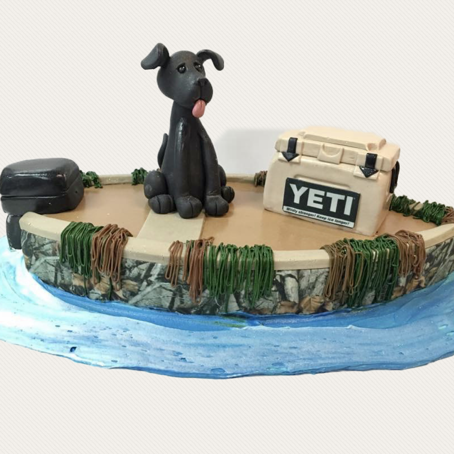 Duck Hunting Grooms Cake - CakeCentral.com