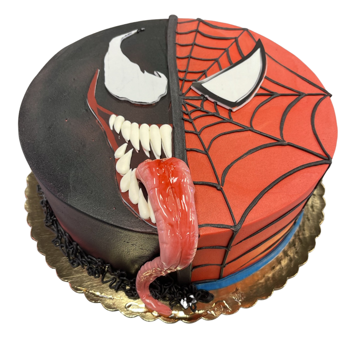 Venom cake - Decorated Cake by RekaBL86 - CakesDecor